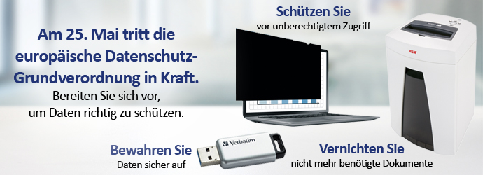 Sicher vorbereitet auf die DSGVO Sicher vorbereitet auf die DSGVO